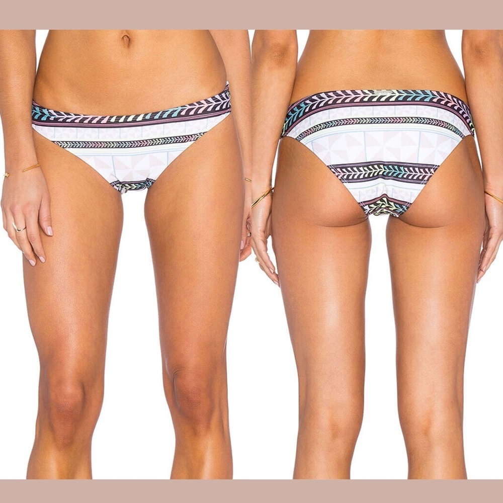 NWT Mara Hoffman Pinwheel Stone‎ Classic Bikini Bottom [SZ Small ]